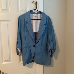 Denim blazer
